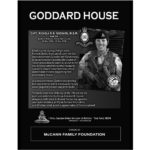 Sample Commemorative Plaque - Goddard House