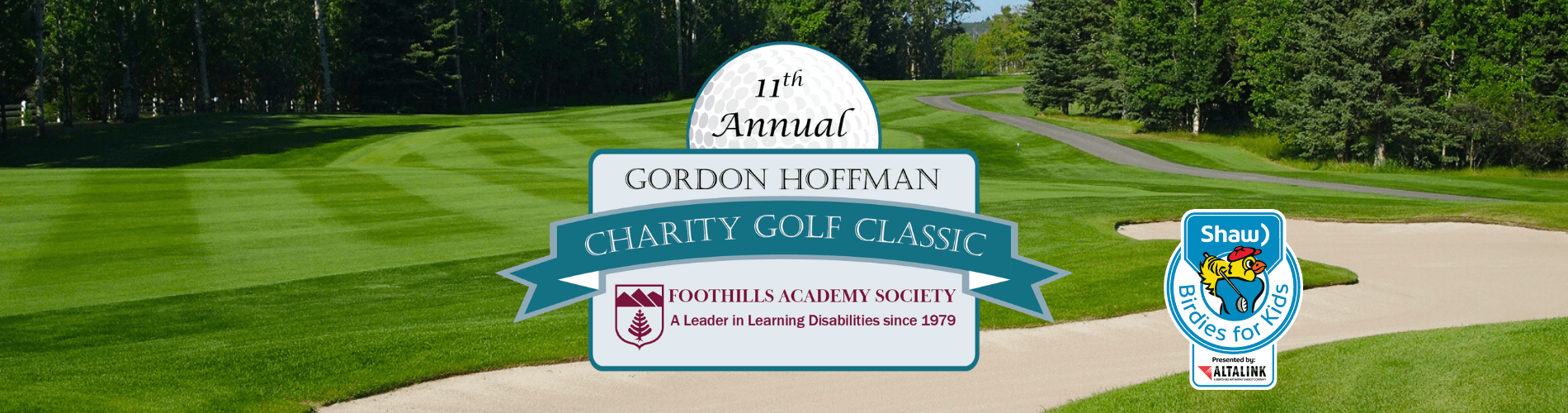 Banner for Gordon Hoffman Charity Golf Classic